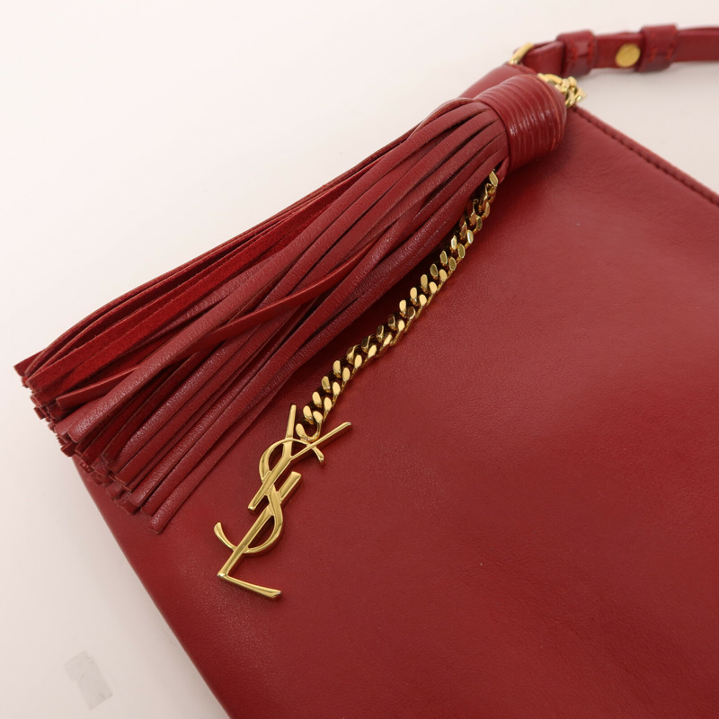 SAINT LAURENT 牛皮皮革Shoulder Bag肩背袋-8