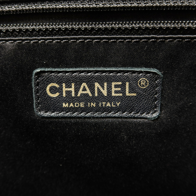 CHANEL 牛皮皮革GST Grand Shopping Tote Bag鏈帶肩背袋-5