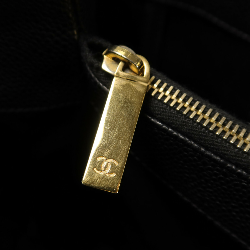 CHANEL 牛皮皮革GST Grand Shopping Tote Bag鏈帶肩背袋-9