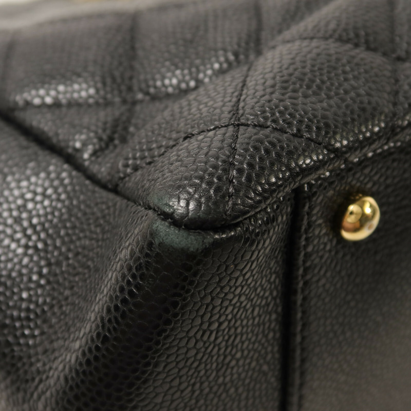 CHANEL 牛皮皮革GST Grand Shopping Tote Bag鏈帶肩背袋-10
