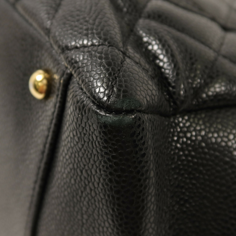 CHANEL 牛皮皮革GST Grand Shopping Tote Bag鏈帶肩背袋-13