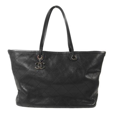 CHANEL 牛皮皮革On the Road Tote手挽袋