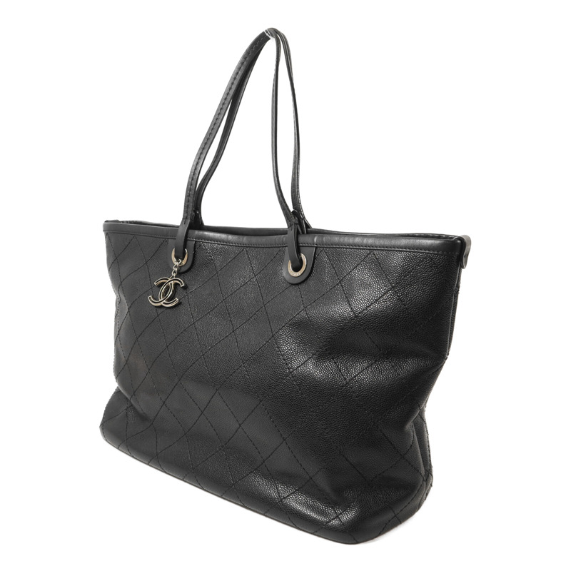 CHANEL 牛皮皮革On the Road Tote手挽袋-2