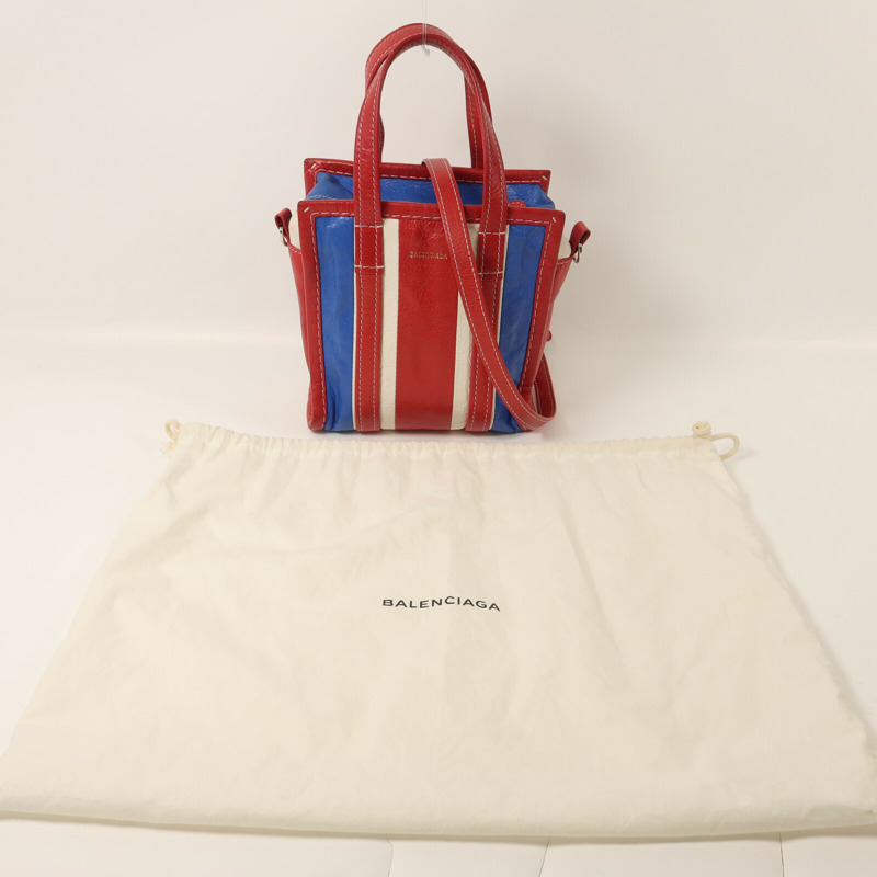 BALENCIAGA 羊皮皮革Bazar Bag手挽肩背兩用袋-9