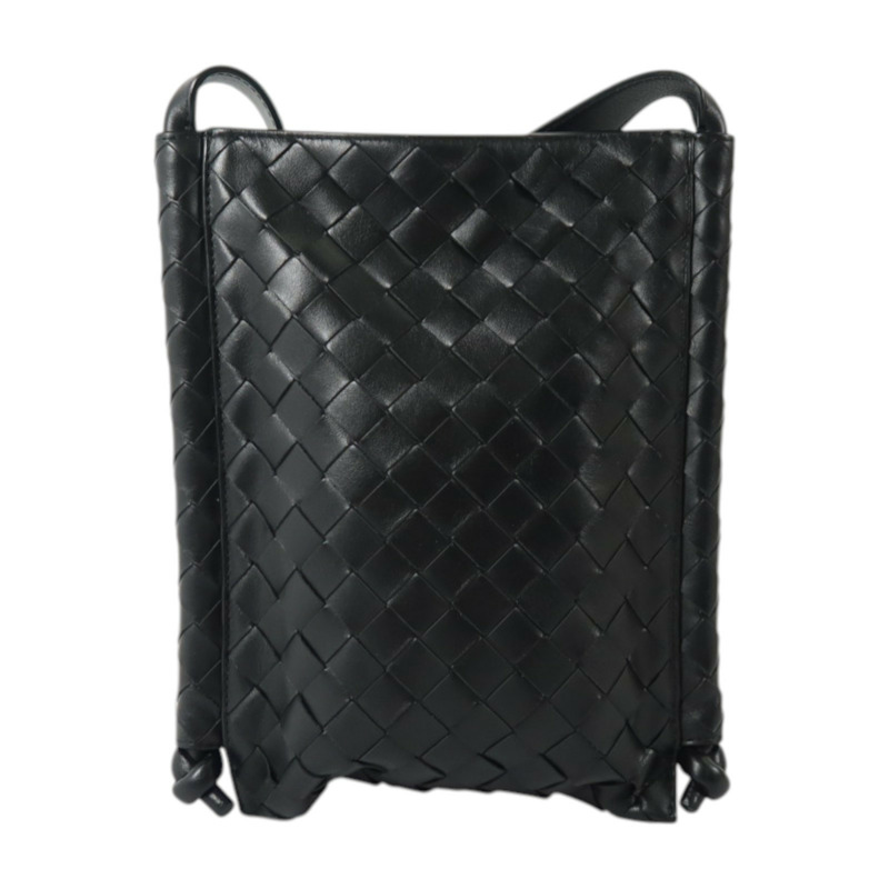 BOTTEGA VENETA 織紋皮革Small Flat Loop肩背袋-1