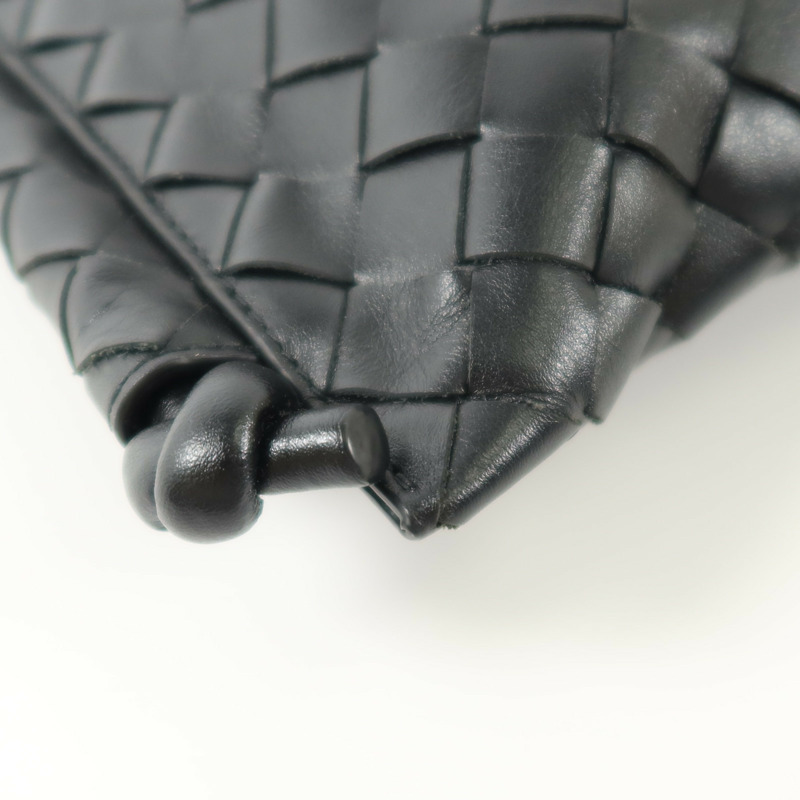 BOTTEGA VENETA 織紋皮革Small Flat Loop肩背袋-10