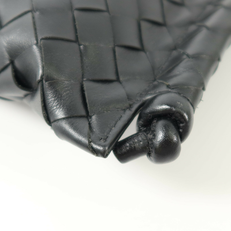 BOTTEGA VENETA 織紋皮革Small Flat Loop肩背袋-12