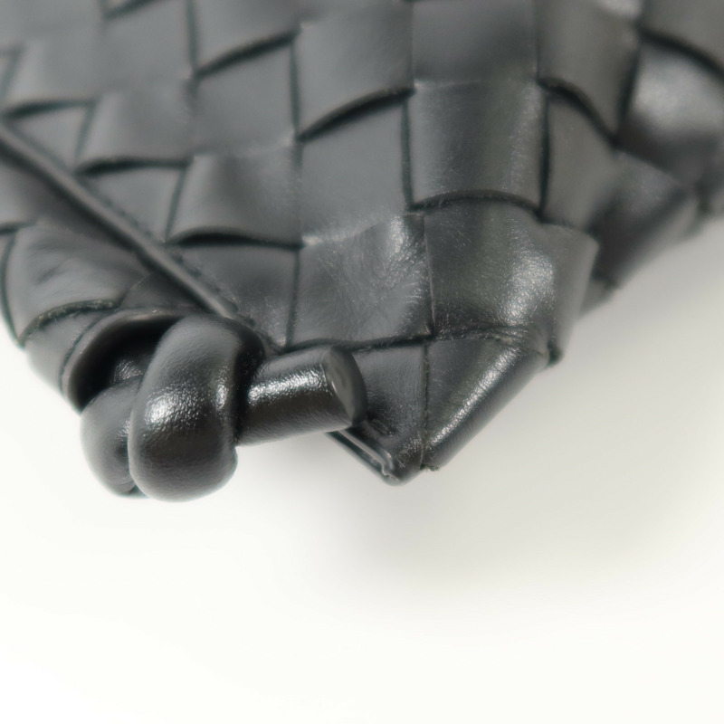 BOTTEGA VENETA 織紋皮革Small Flat Loop肩背袋-13
