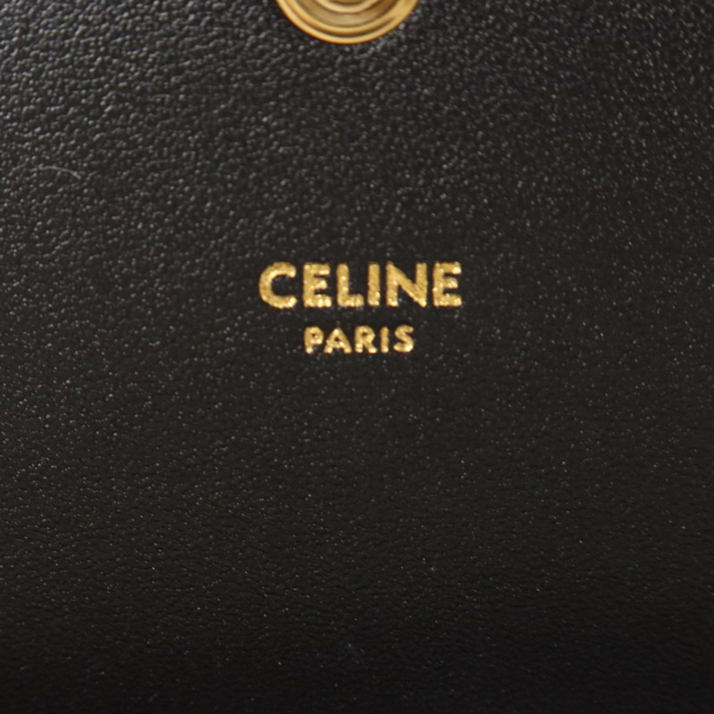CELINE 牛皮皮革Multphocette金扣手挽肩背兩用袋-5