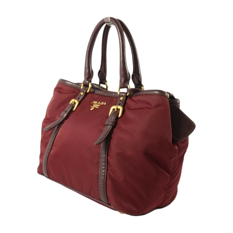 PRADA 尼龍2Way Shoulder金扣肩背袋-2