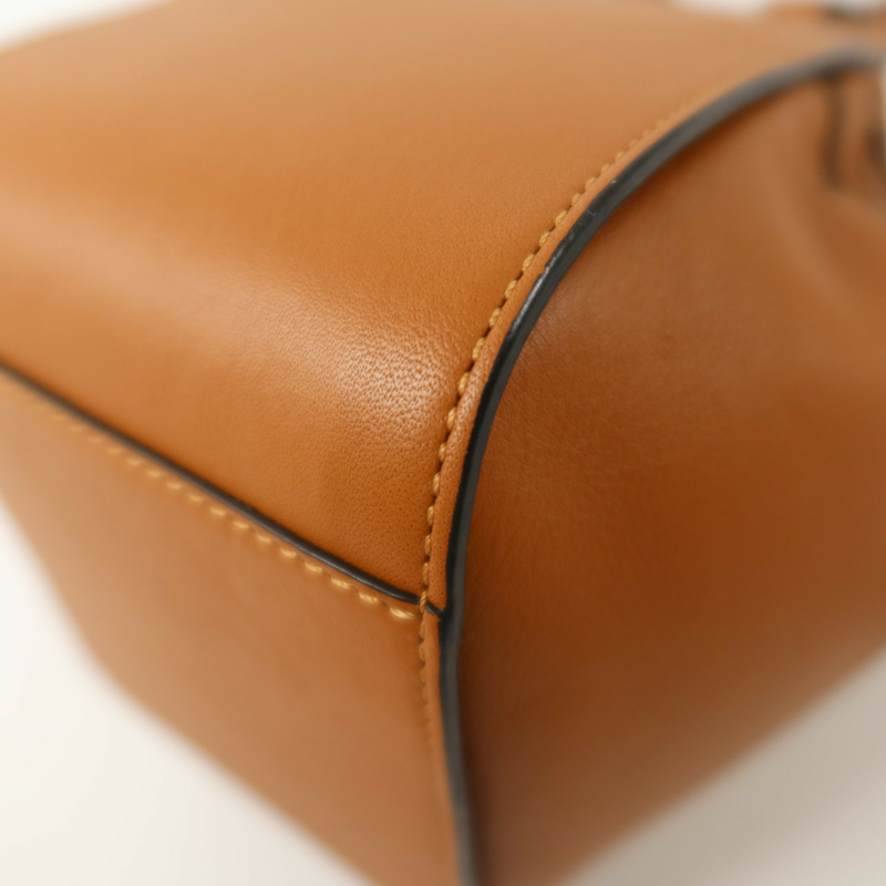 LOEWE 牛皮皮革Hammock Mini銀扣手挽肩背兩用袋-13