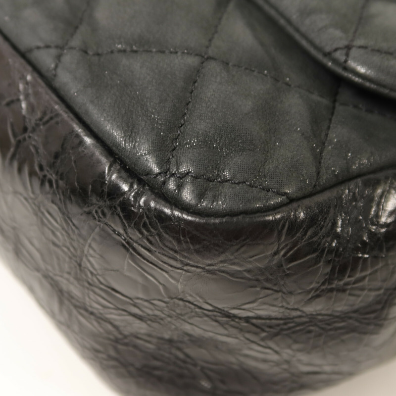 CHANEL 牛皮皮革In The Mix Flap Bag鏈帶手挽肩背兩用袋-12