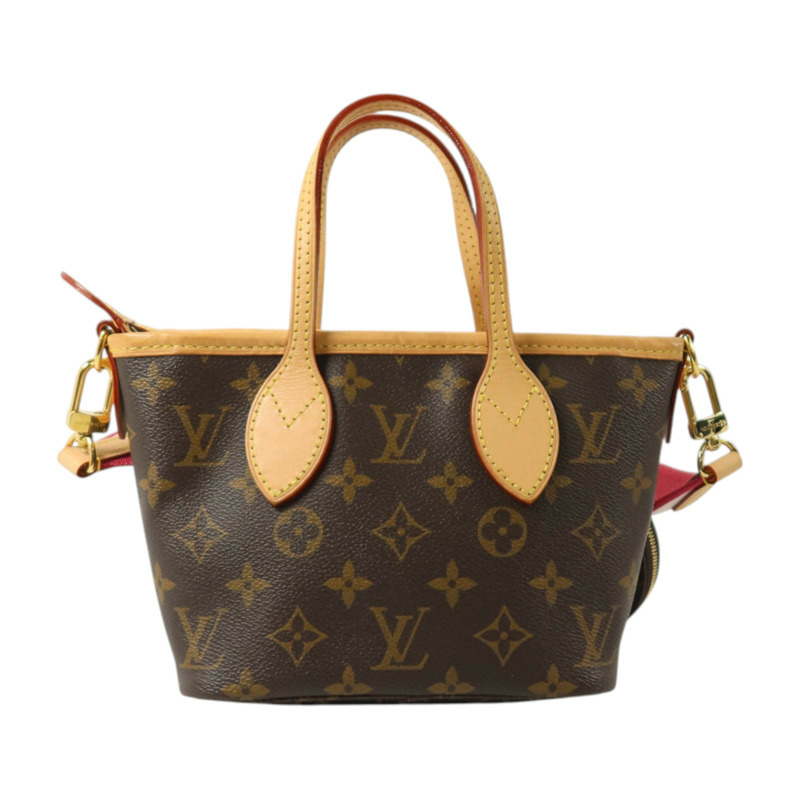 LOUIS VUITTON Monogram Neverfull BB金扣手挽肩背兩用袋-1