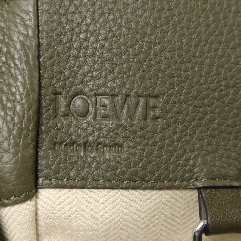 LOEWE 牛皮皮革Hammock手挽肩背兩用袋-5