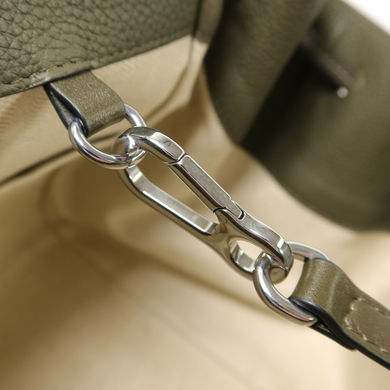 LOEWE 牛皮皮革Hammock手挽肩背兩用袋-9