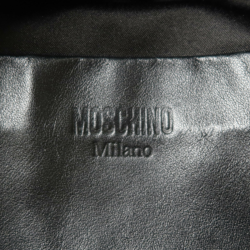 MOSCHINO 尼龍Rucksack銀扣背包-5