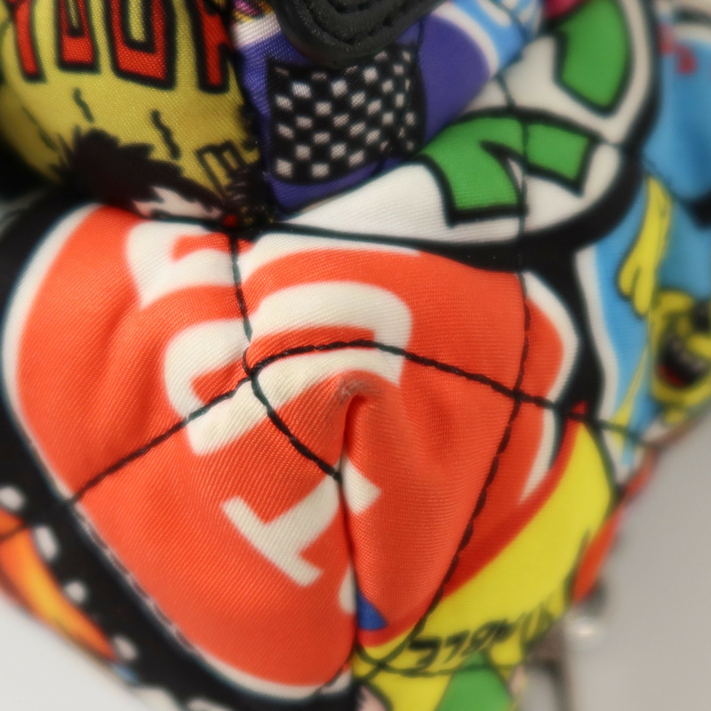 MOSCHINO 尼龍Rucksack銀扣背包-11