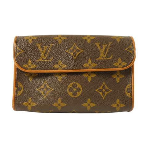 LOUIS VUITTON Monogram Pochette Florentine金扣腰包