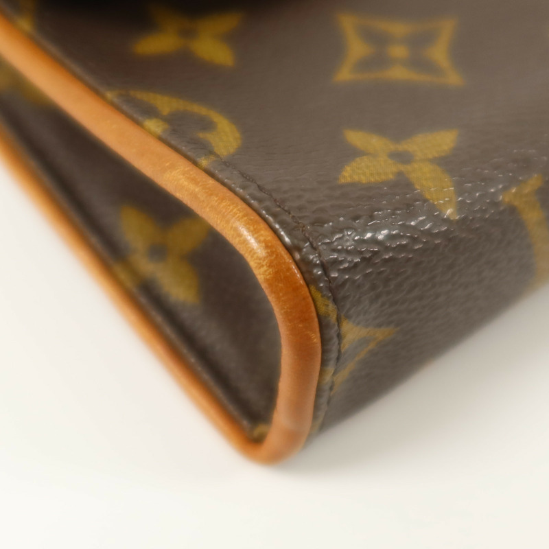 LOUIS VUITTON Monogram Pochette Florentine金扣腰包-10