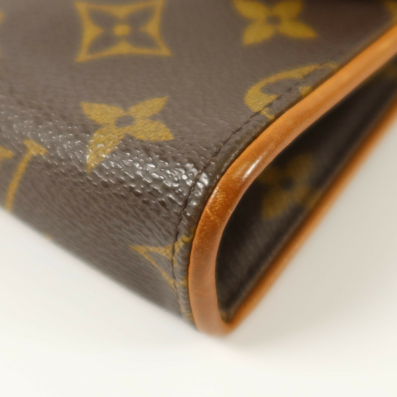 LOUIS VUITTON Monogram Pochette Florentine金扣腰包-11