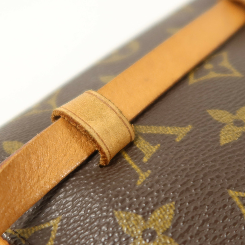 LOUIS VUITTON Monogram Pochette Florentine金扣腰包-15