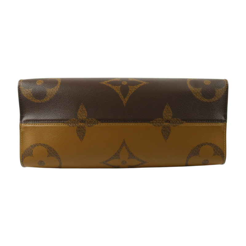 LOUIS VUITTON Monogram Reverse On The Go MM金扣手挽肩背兩用袋-3