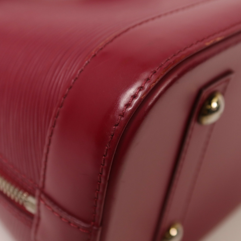 LOUIS VUITTON Epi Alma PM手挽袋-9