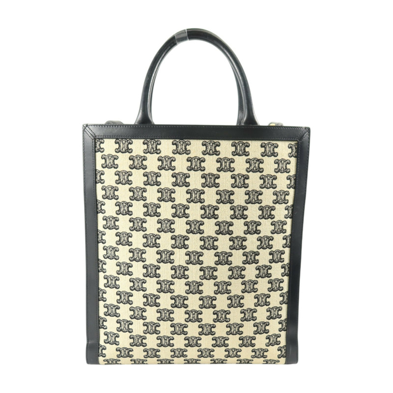 CELINE Triomphe帆布Small Vertical Cabas手挽肩背兩用袋-1