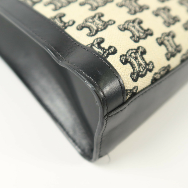 CELINE Triomphe帆布Small Vertical Cabas手挽肩背兩用袋-12