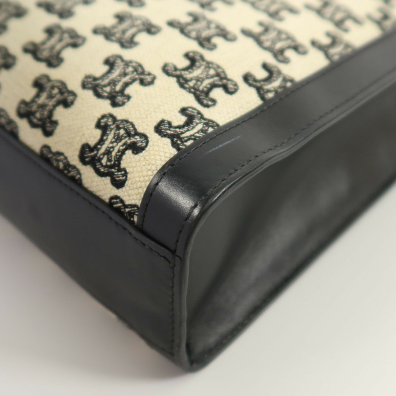 CELINE Triomphe帆布Small Vertical Cabas手挽肩背兩用袋-13