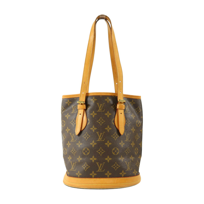 LOUIS VUITTON Monogram Bucket PM金扣手挽袋-1