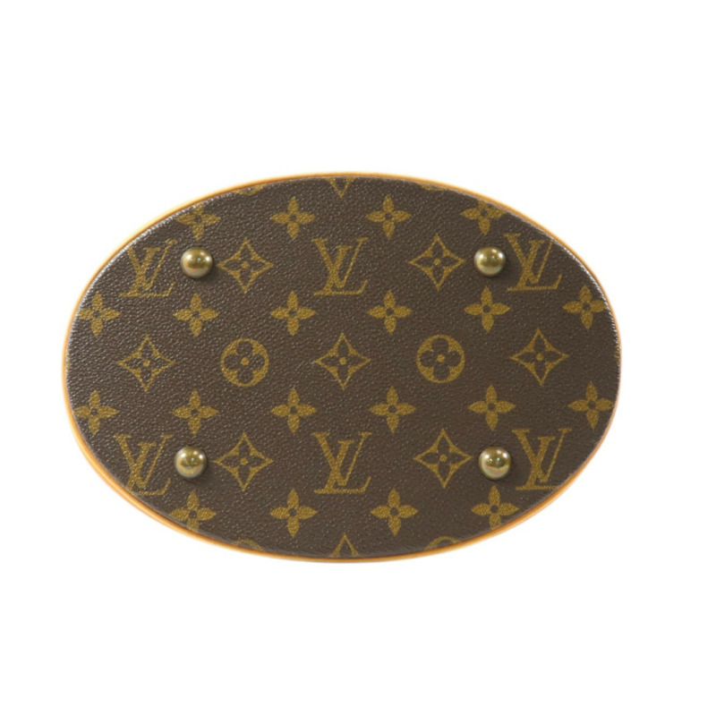 LOUIS VUITTON Monogram Bucket PM金扣手挽袋-3
