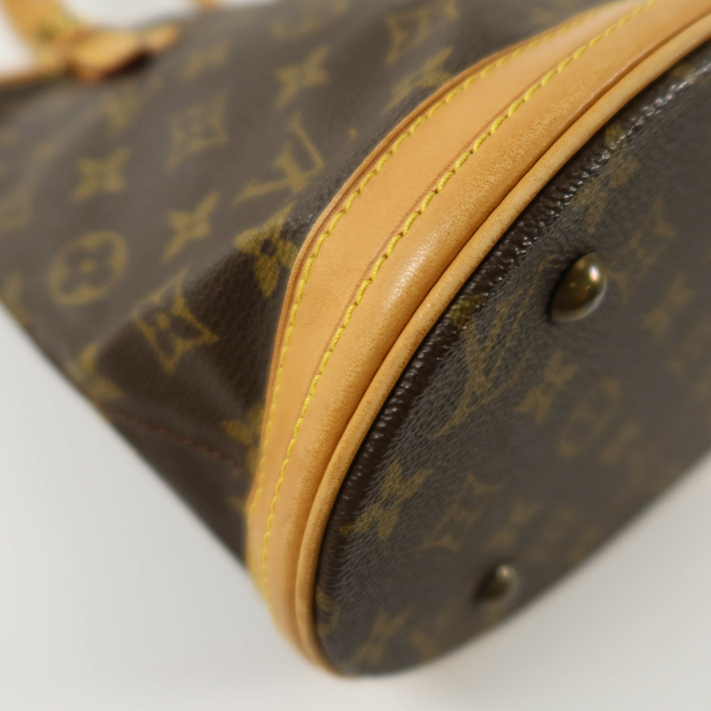 LOUIS VUITTON Monogram Bucket PM金扣手挽袋-8