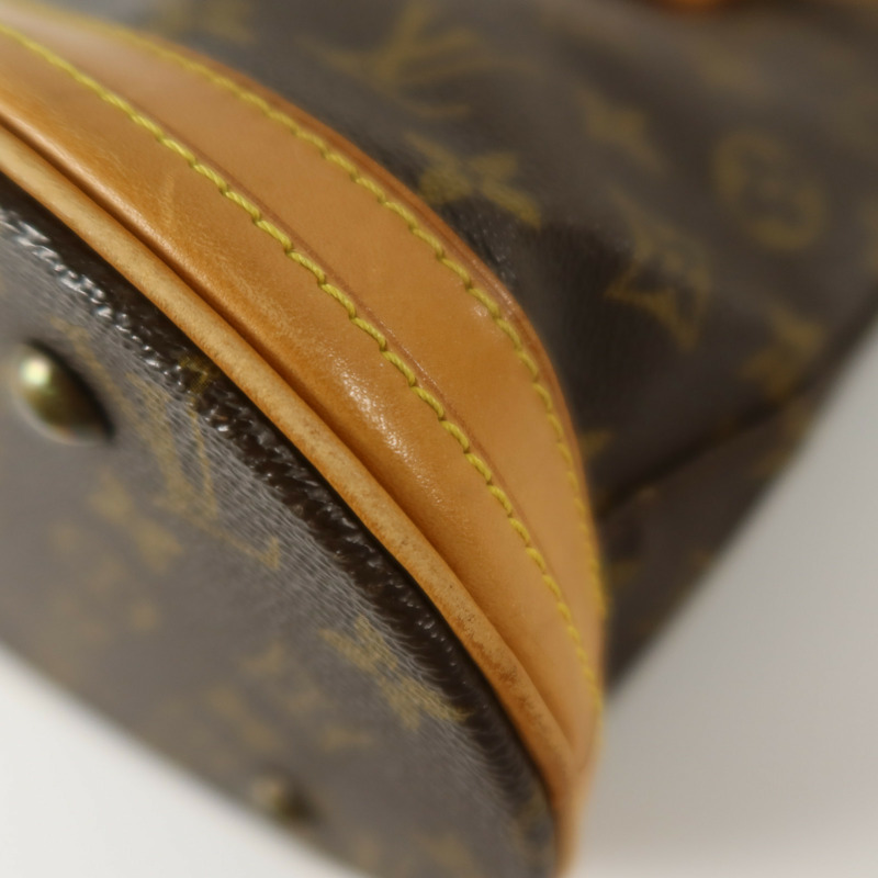 LOUIS VUITTON Monogram Bucket PM金扣手挽袋-9