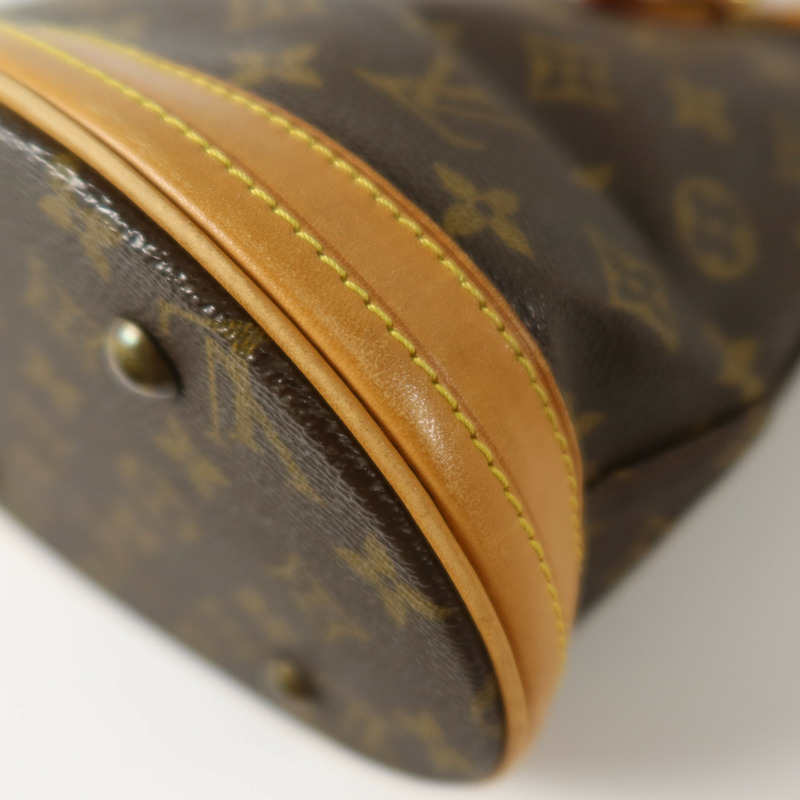 LOUIS VUITTON Monogram Bucket PM金扣手挽袋-11
