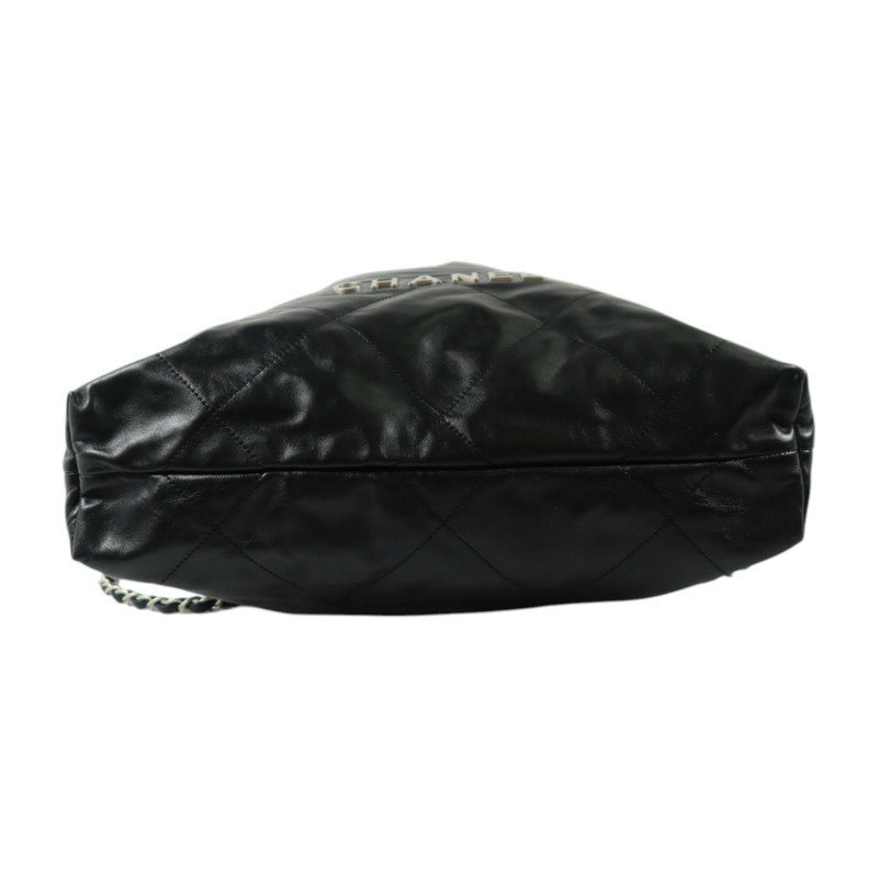 CHANEL 牛皮皮革Chanel 22 Backpack銀扣背包-3