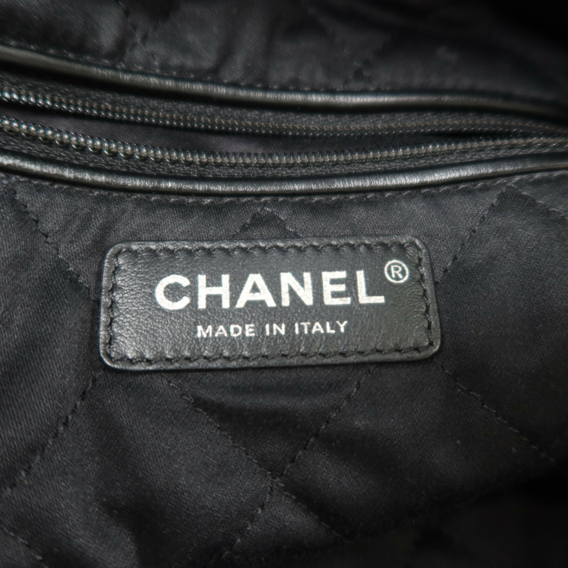 CHANEL 牛皮皮革Chanel 22 Backpack銀扣背包-5