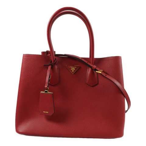 PRADA 牛皮皮革2 Way Shoulder手挽肩背兩用袋