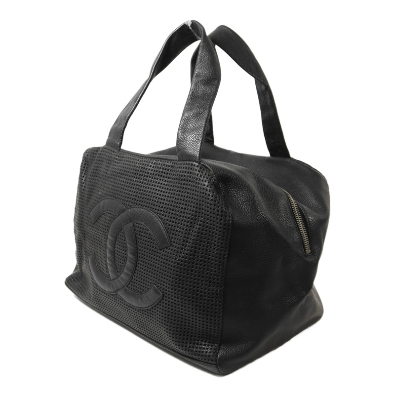 CHANEL 牛皮皮革Vintage Handbag手挽袋-2