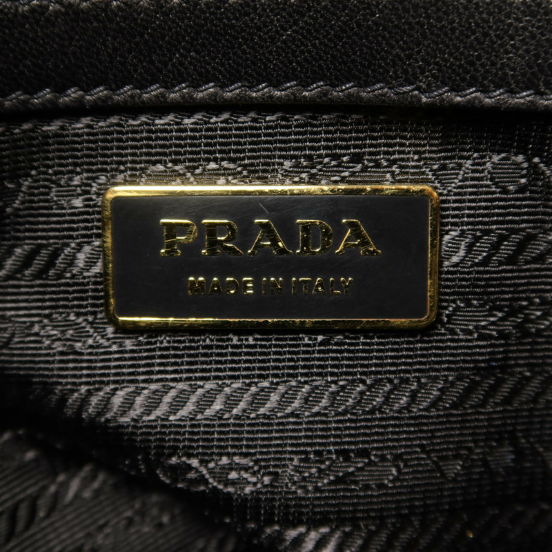 PRADA 牛皮皮革Gaufre Messenger Bag肩背袋-6