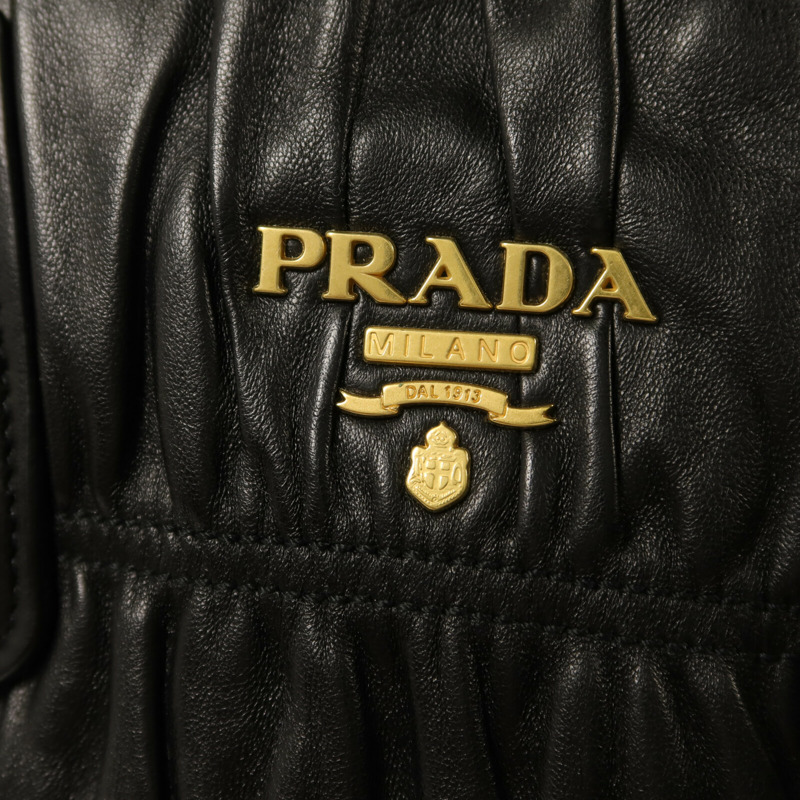 PRADA 牛皮皮革Gaufre Messenger Bag肩背袋-13