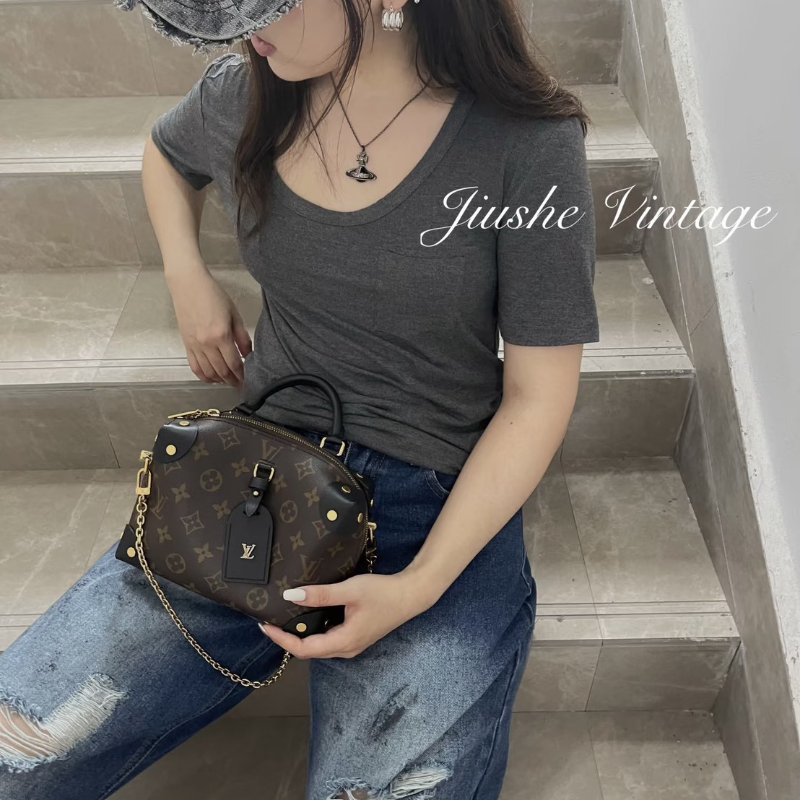 （激甜🫪🫪請把握！）🏷LV 路易威登．Petite Malle Souple 軟盒子包 M45571-32
