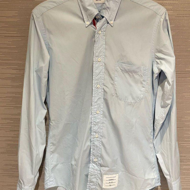 💎Han's house精品服飾💎Thom Browne TB 彩條 襯衫 美國製 現貨 S 原價17300-2