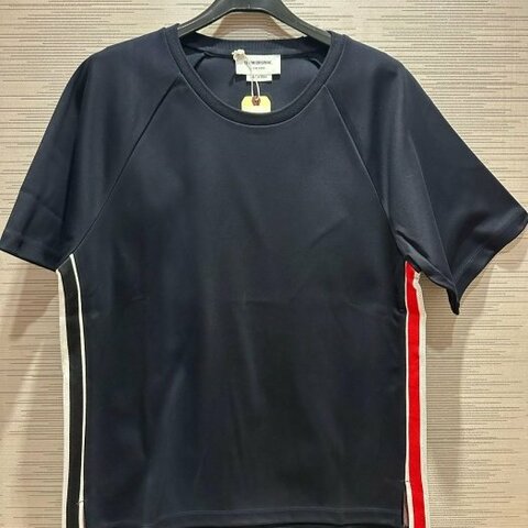 💎Han's house精品服飾💎 Thom Browne TB 彩條 短 T 日本製 男女共穿 現貨 3/4原價 19200