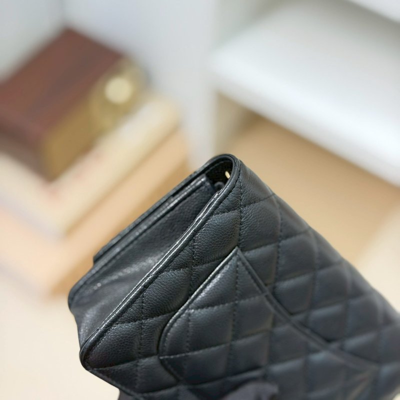 🏷Chanel 香奈兒.22P Coco woc 季節款 荔枝牛黑金 芯片款-10