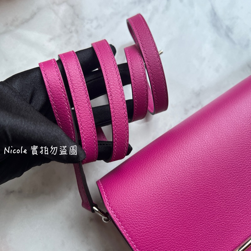 【🐎HERMES🐎】 💞HERMES愛馬仕Roulis mini L3玫瑰紫💞-19