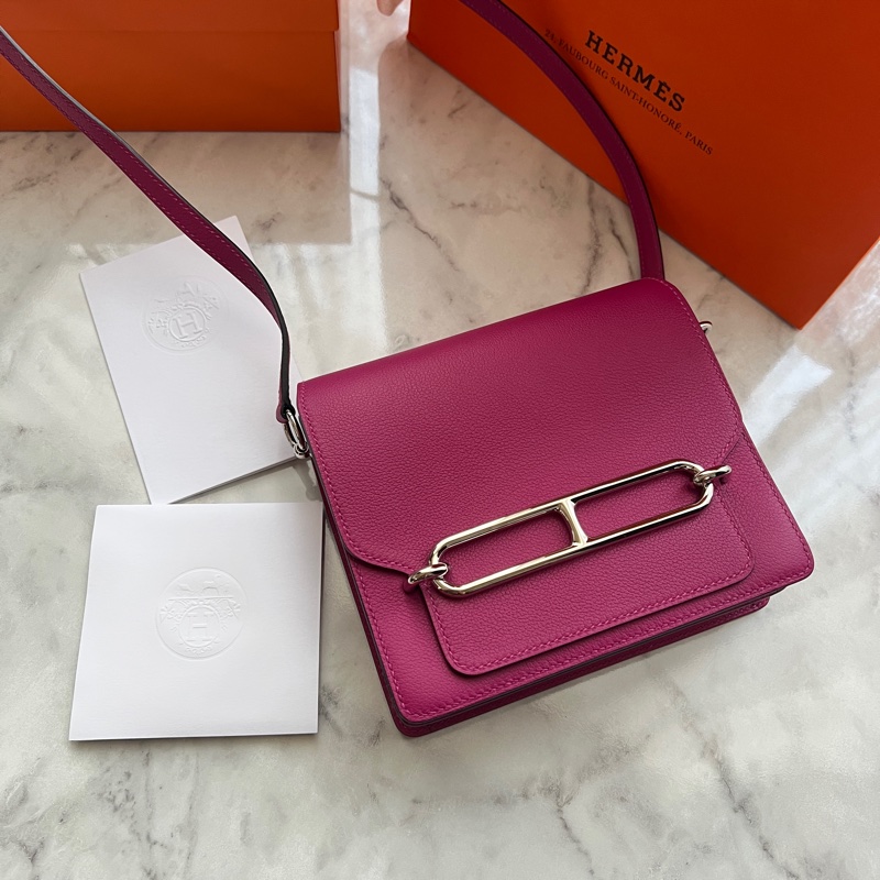 【🐎HERMES🐎】 💞HERMES愛馬仕Roulis mini L3玫瑰紫💞-21