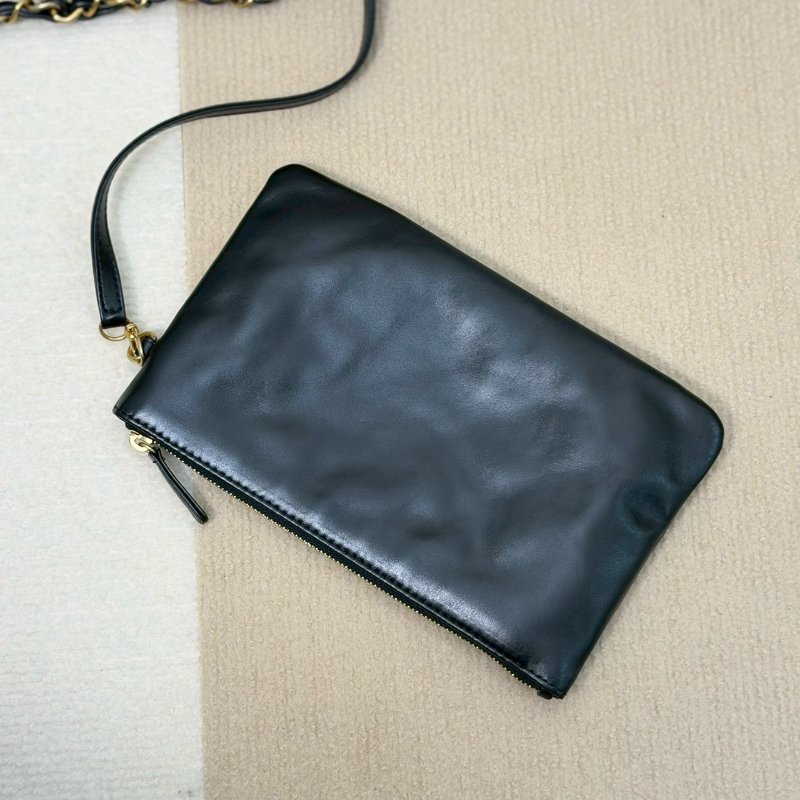 （天菜🖤✨錯過可惜！）🏷Chanel 香奈兒．22BAG 小號 滑面牛黑金 芯片款-25