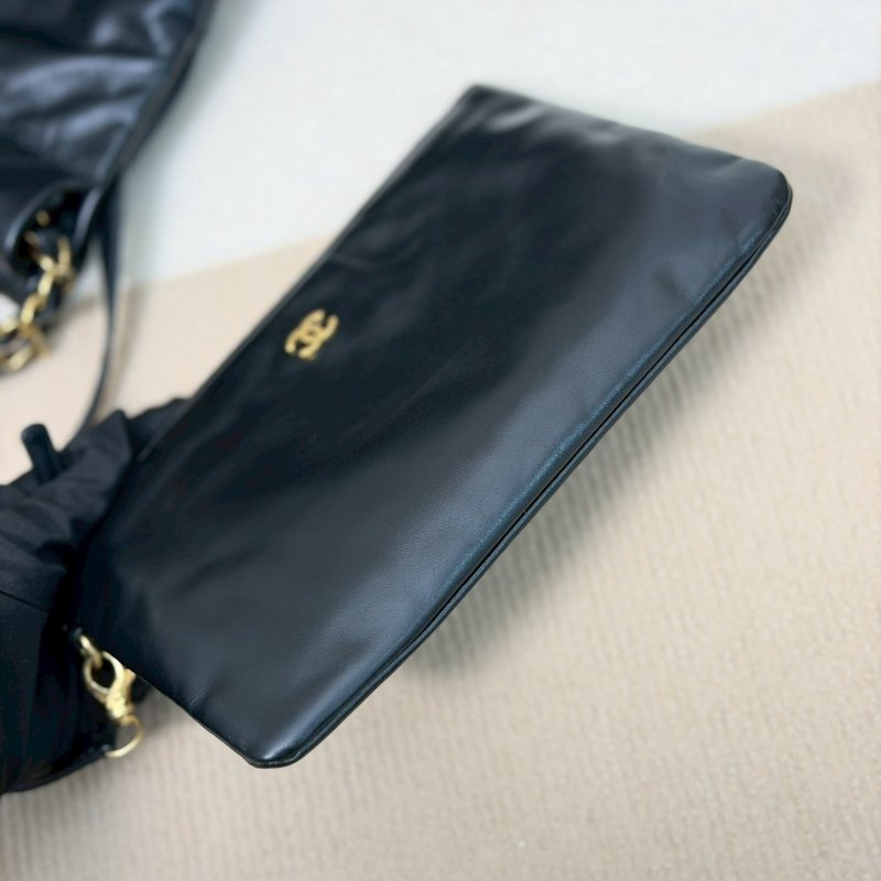 （天菜🖤✨錯過可惜！）🏷Chanel 香奈兒．22BAG 小號 滑面牛黑金 芯片款-30