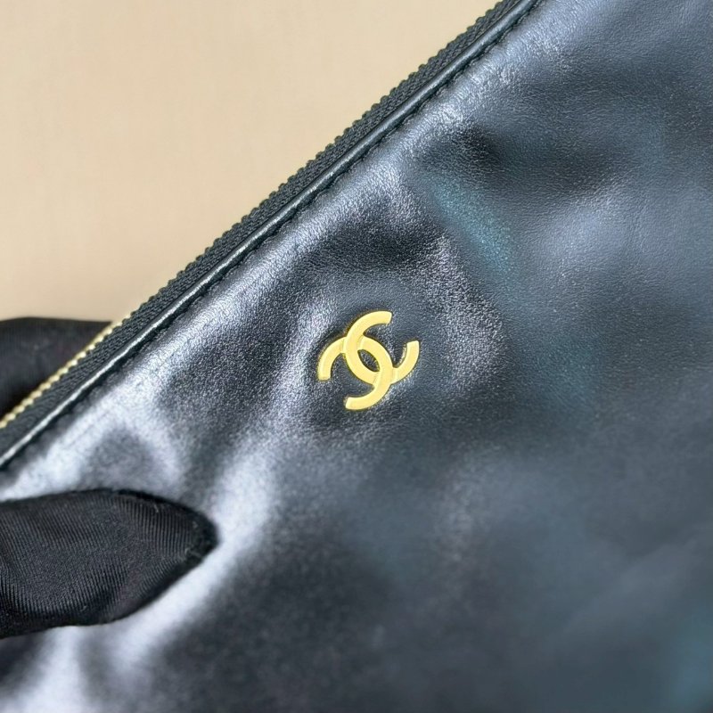 （天菜🖤✨錯過可惜！）🏷Chanel 香奈兒．22BAG 小號 滑面牛黑金 芯片款-33